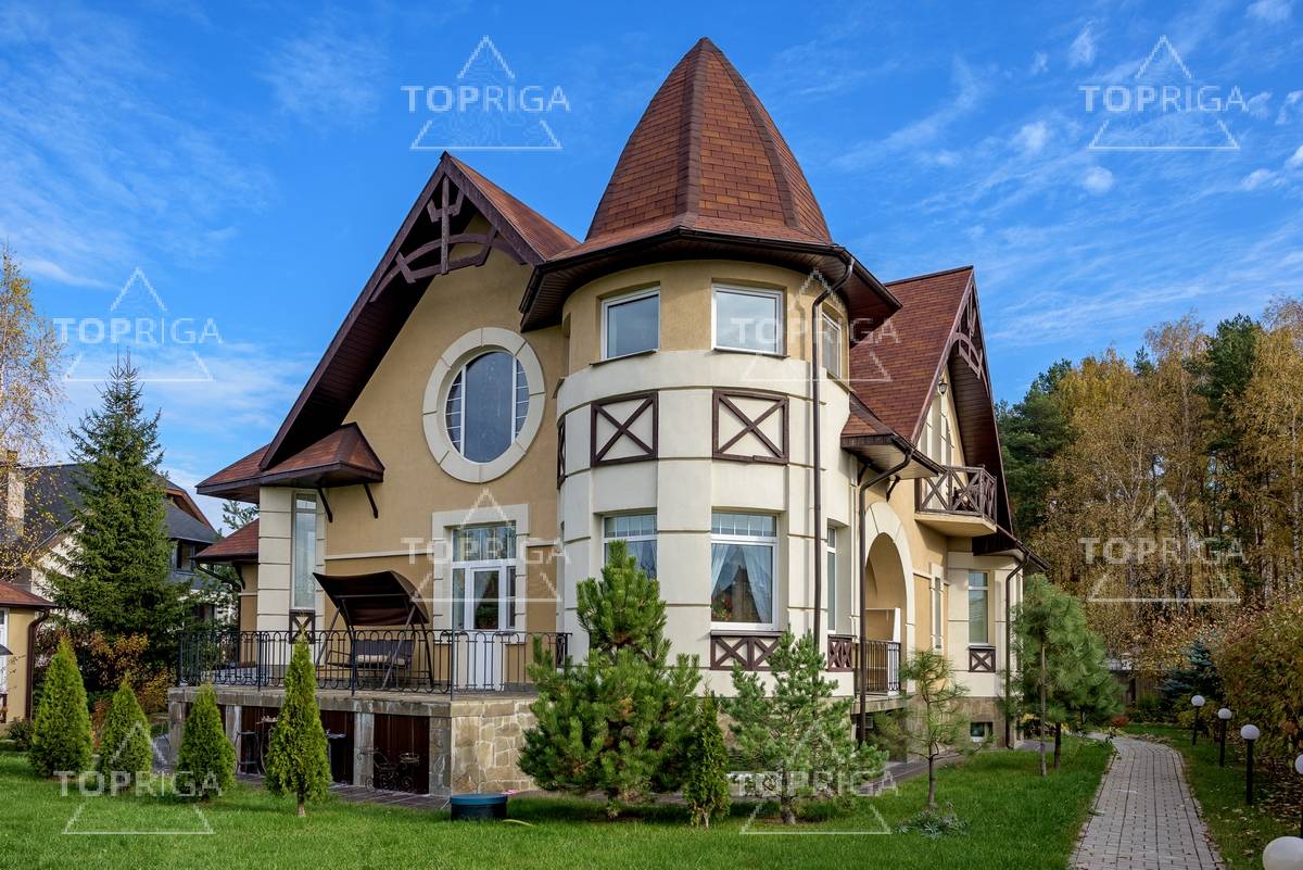 Фасад, Дом в поселке Третья Охота - на topriga.ru