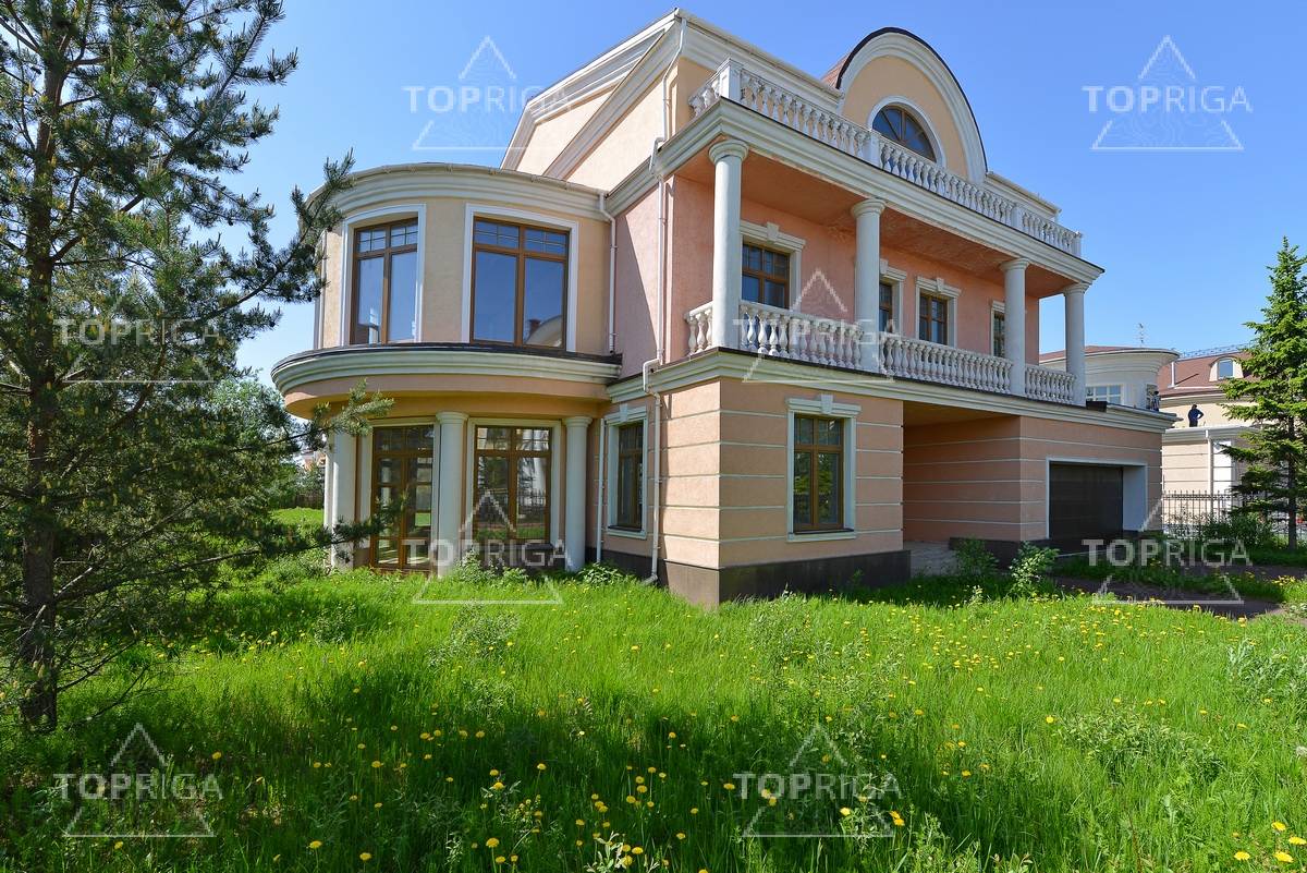 Фасад, Дом в поселке Новахово - на topriga.ru