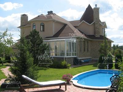 Фасад, Дом в поселке Княжье Озеро - на topriga.ru