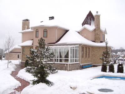 Фасад, Дом в поселке Княжье Озеро - на topriga.ru