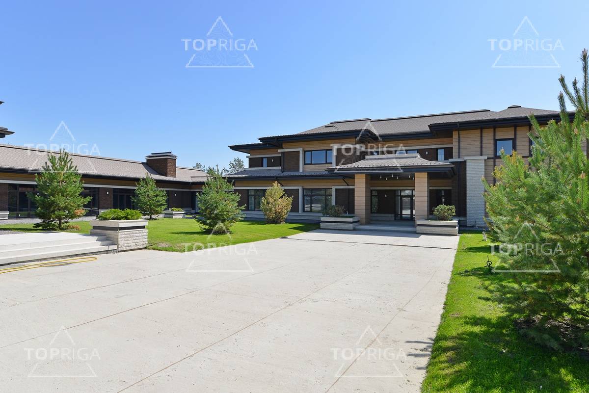 Фасад, Дом в поселке Никольская слобода - на topriga.ru