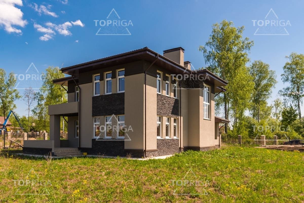 Фасад, Дом в поселке Монтевиль - на topriga.ru