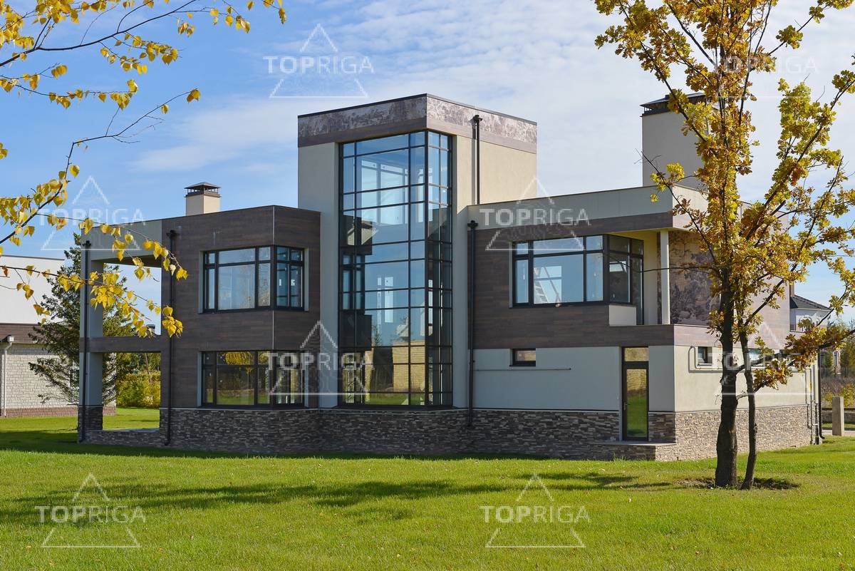 Фасад, Дом в поселке Millennium Park - на topriga.ru