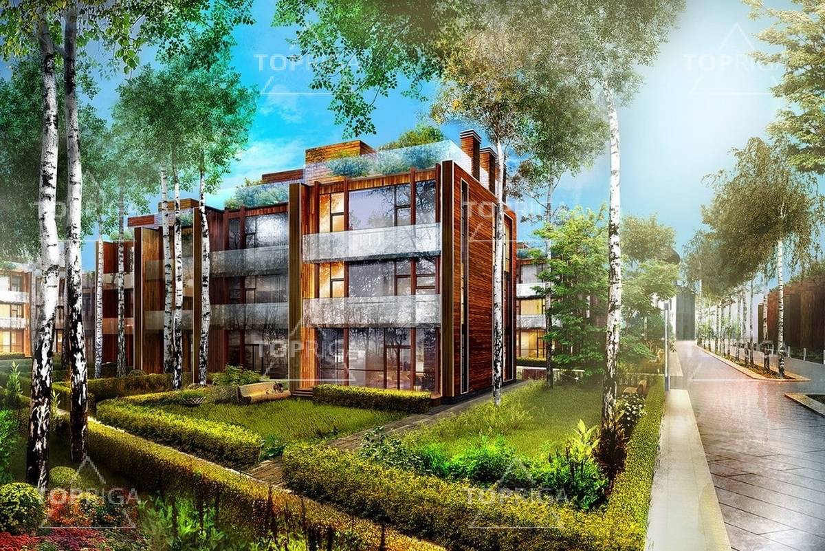 Фасад, Таунхаус в поселке Futuro park - на topriga.ru