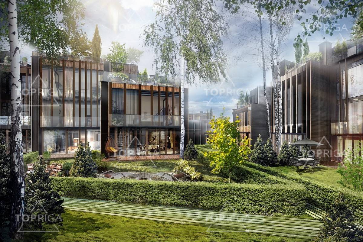 Фасад, Таунхаус в поселке Futuro park - на topriga.ru